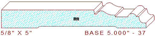 Baseboard 5" - 37 Baseboard 5" - 37
