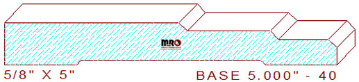 Baseboard 5" - 40 Baseboard 5" - 40