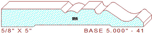 Baseboard 5" - 41