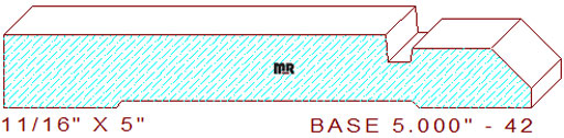 Baseboard 5" - 42 Baseboard 5" - 42