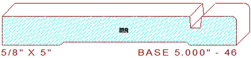 Baseboard 5" - 46 Baseboard 5" - 46