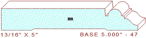 Baseboard 5" - 47 Baseboard 5" - 47