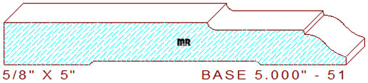 Baseboard 5" - 51 Baseboard 5" - 51