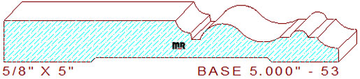Baseboard 5" - 53 Baseboard 5" - 53