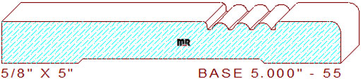 Baseboard 5" - 55 Baseboard 5" - 55