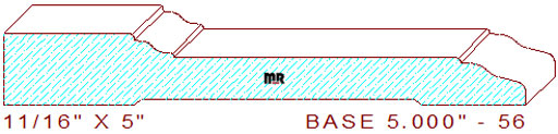 Baseboard 5" - 56 Baseboard 5" - 56