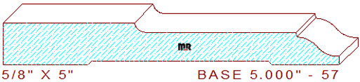 Baseboard 5" - 57 Baseboard 5" - 57