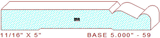 Baseboard 5" - 59