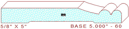 Baseboard 5" - 60 Baseboard 5" - 60