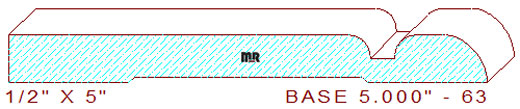 Baseboard 5" - 63