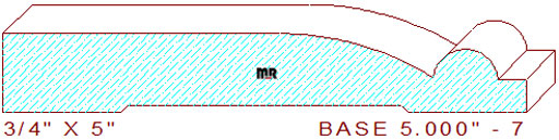 Baseboard 5" - 7 Baseboard 5" - 7
