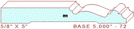 Baseboard 5" - 72