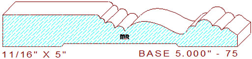 Baseboard 5" - 75 Baseboard 5" - 75