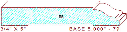 Baseboard 5" - 79