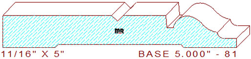 Baseboard 5" - 81 Baseboard 5" - 81
