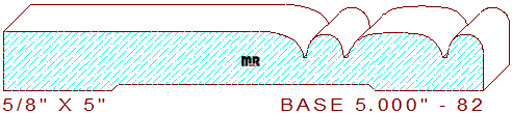 Baseboard 5" - 82