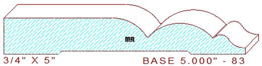 Baseboard 5" - 83 Baseboard 5" - 83
