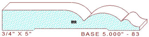 Baseboard 5" - 83