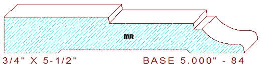 Baseboard 5" - 84