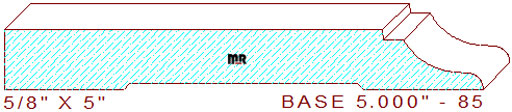 Baseboard 5" - 85 Baseboard 5" - 85