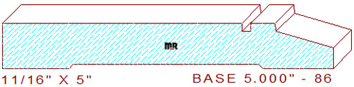 Baseboard 5" - 86