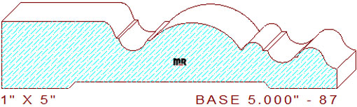 Baseboard 5" - 87 Baseboard 5" - 87