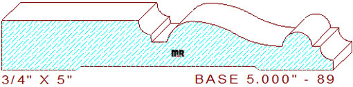 Baseboard 5" - 89 Baseboard 5" - 89