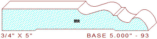 Baseboard 5" - 93 Baseboard 5" - 93