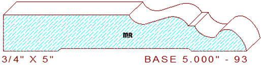 Baseboard 5" - 93