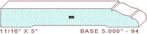 Baseboard 5" - 94 Baseboard 5" - 94