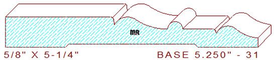 Baseboard 5-1/4" - 31