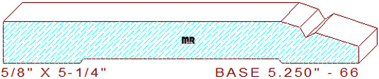 Baseboard 5-1/4" - 66 