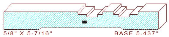 Baseboard 5-7/16" Baseboard 5-7/16"