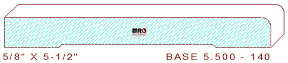 Baseboard 5-1/2" - 140 Baseboard 5-1/2" - 140