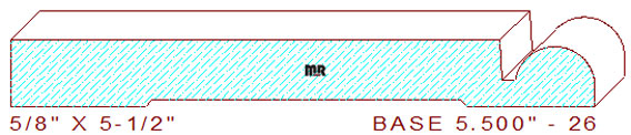 Baseboard 5-1/2" - 26 Baseboard 5-1/2" - 26