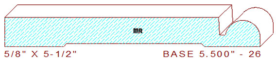 Baseboard 5-1/2" - 26