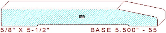 Baseboard 5-1/2" - 55