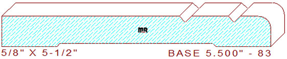 Baseboard 5-1/2" - 83