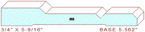 Baseboard 5-9/16" Baseboard 5-9/16"