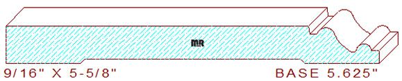 Baseboard 5-5/8" Baseboard 5-5/8"