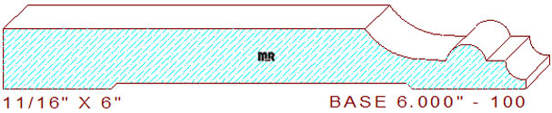 Baseboard 6" - 100 Baseboard 6" - 100