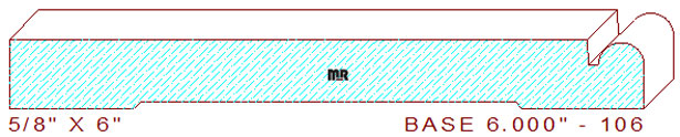 Baseboard 6" - 106 Baseboard 6" - 106