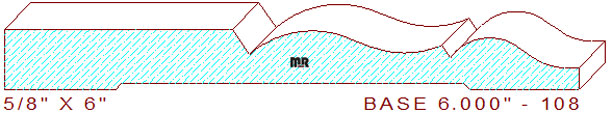 Baseboard 6" - 108 Baseboard 6" - 108