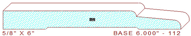 Baseboard 6" - 112 Baseboard 6" - 112