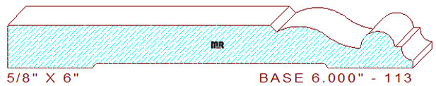 Baseboard 6" - 113 Baseboard 6" - 113