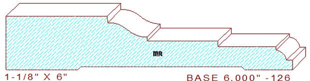 Baseboard 6" - 126 Baseboard 6" - 126