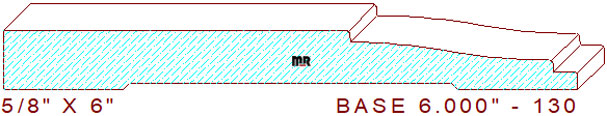 Baseboard 6" - 130 Baseboard 6" - 130