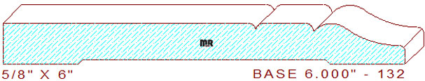 Baseboard 6" - 132 Baseboard 6" - 132