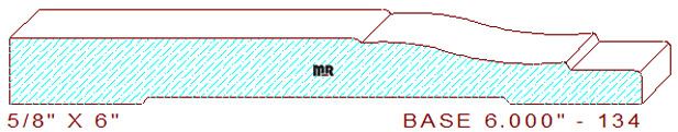 Baseboard 6" - 134