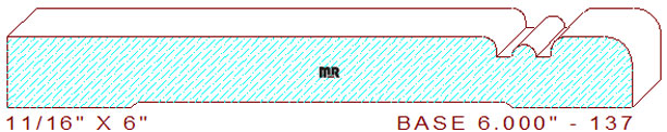 Baseboard 6" - 137 Baseboard 6" - 137